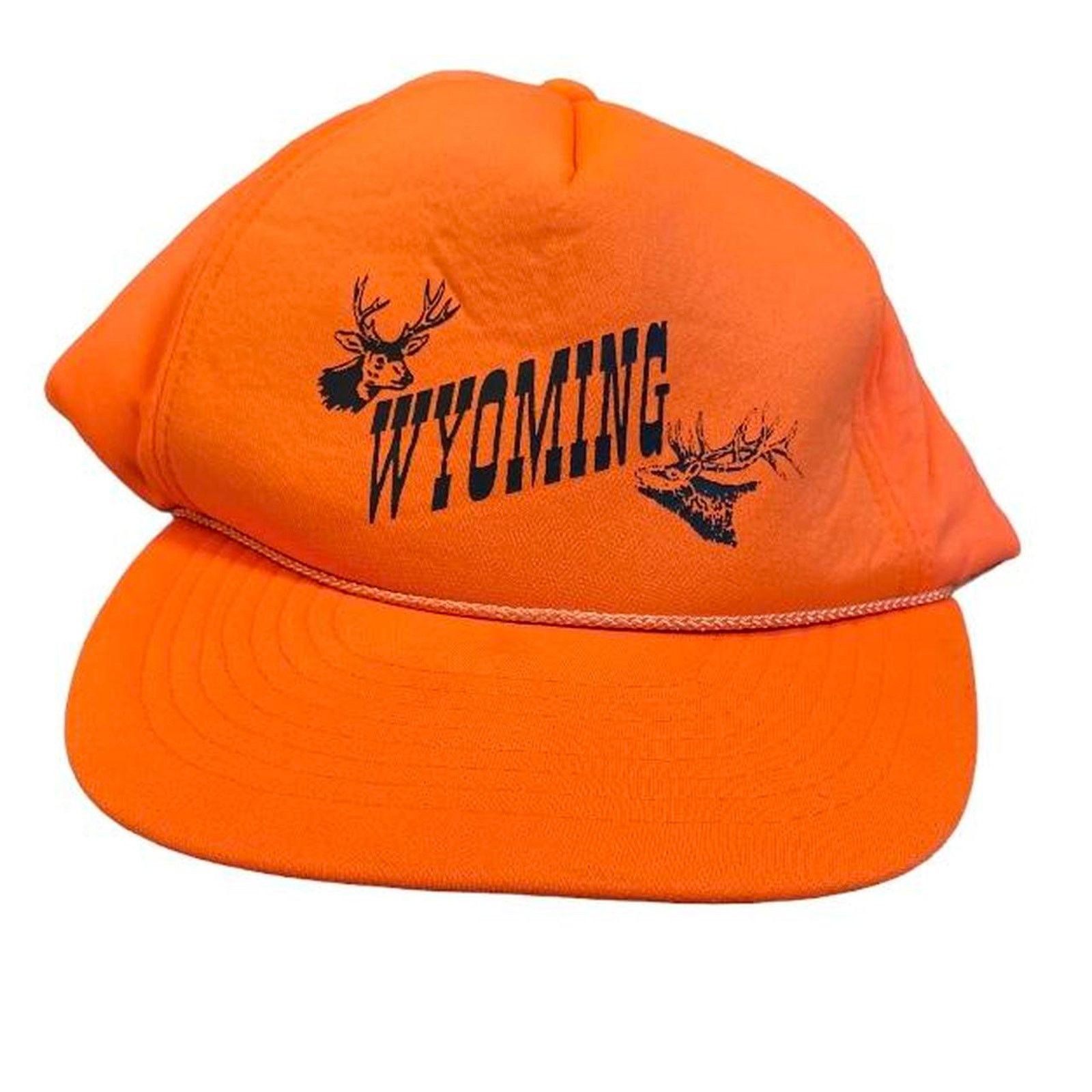 Starter 90s orange Wyoming trucker hinting Size ONE SIZE - 1 Thumbnail