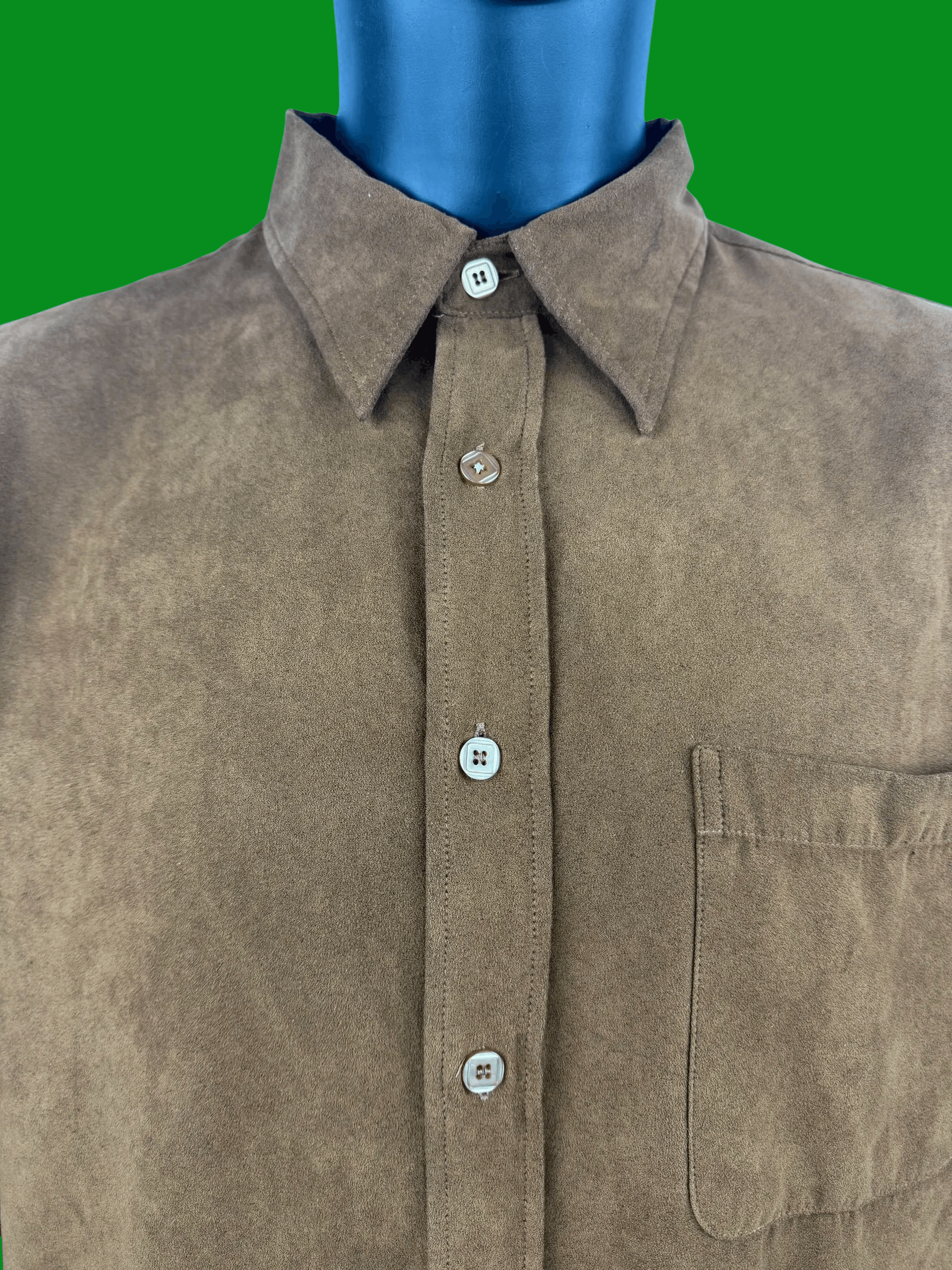 Oleg Cassini VTG Oleg Cassini Faux-Suede Western Cowboy Long Sleeve Size US XL / EU 56 / 4 - 3 Thumbnail