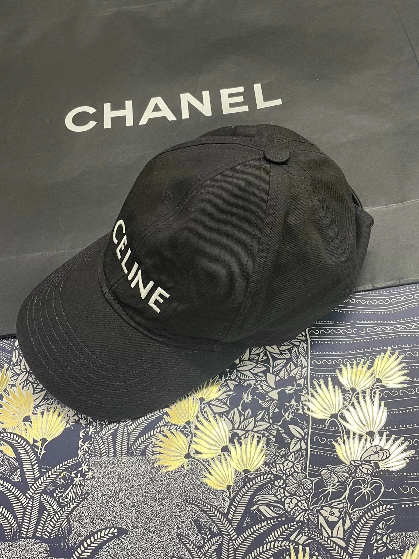 Celine Celine Black Classic Baseball Cap Size ONE SIZE - 3 Thumbnail