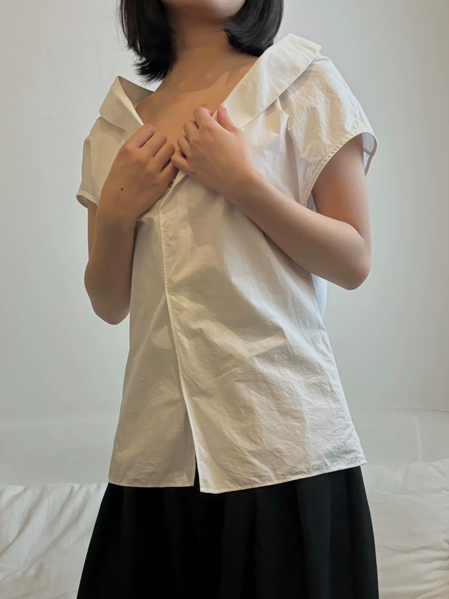 Maison Margiela Maison Martin Margiela S/S15 Collar Ext Shirt Women's 40 Size S / US 4 / IT 40 - 1 Thumbnail