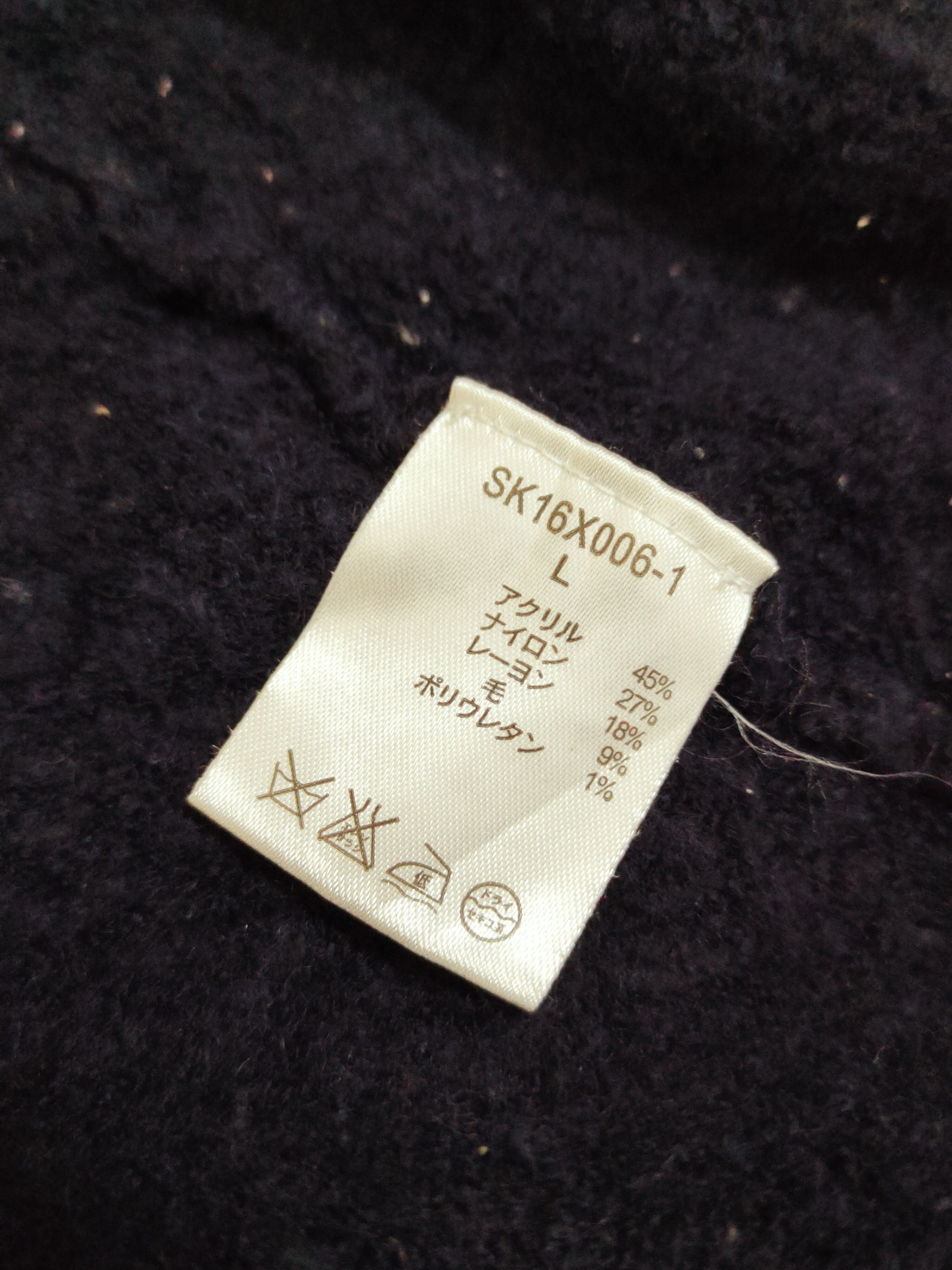 Japanese Brand × Vintage Studio Clip Navy Knitwear Cardigan #W1172 Size US M / EU 48-50 / 2 - 10 Thumbnail
