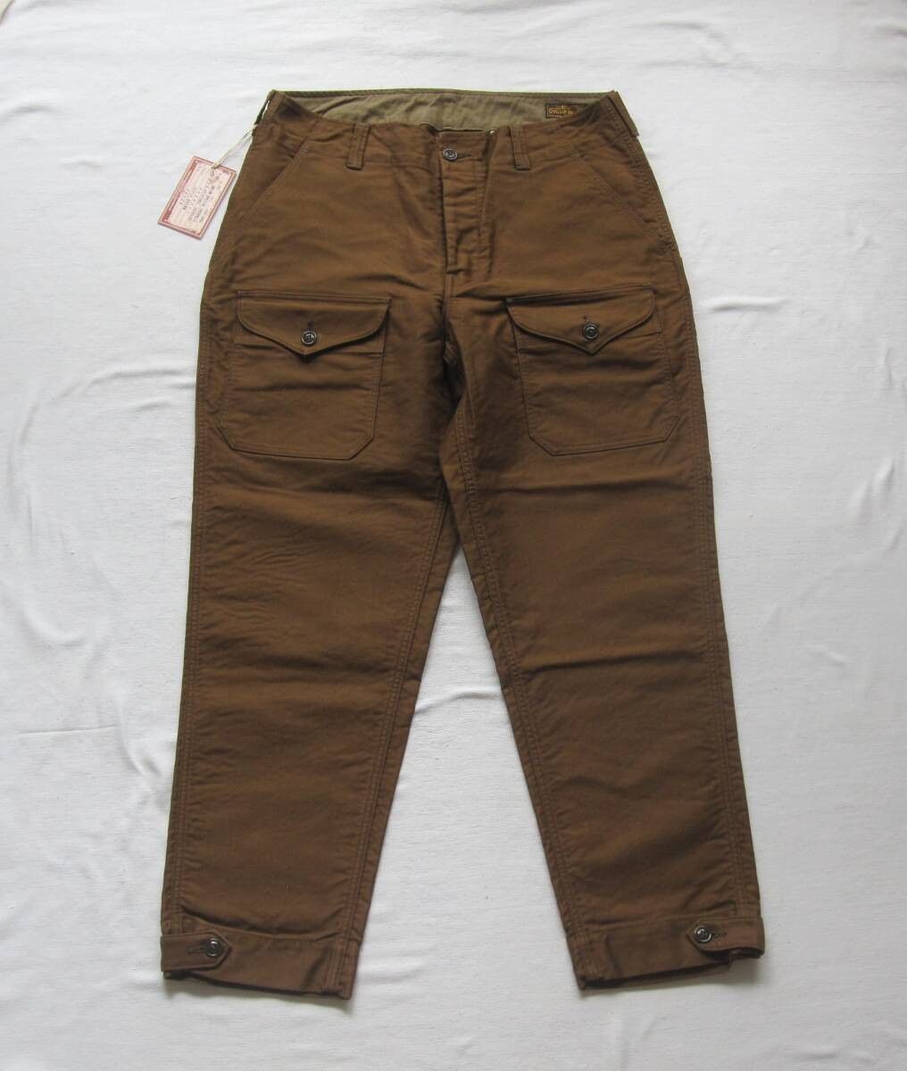 Freewheelers S-8 AVIATORS’ TROUSERS 36 SEPIA BROWN Size US 36 / EU 52 - 1 Thumbnail
