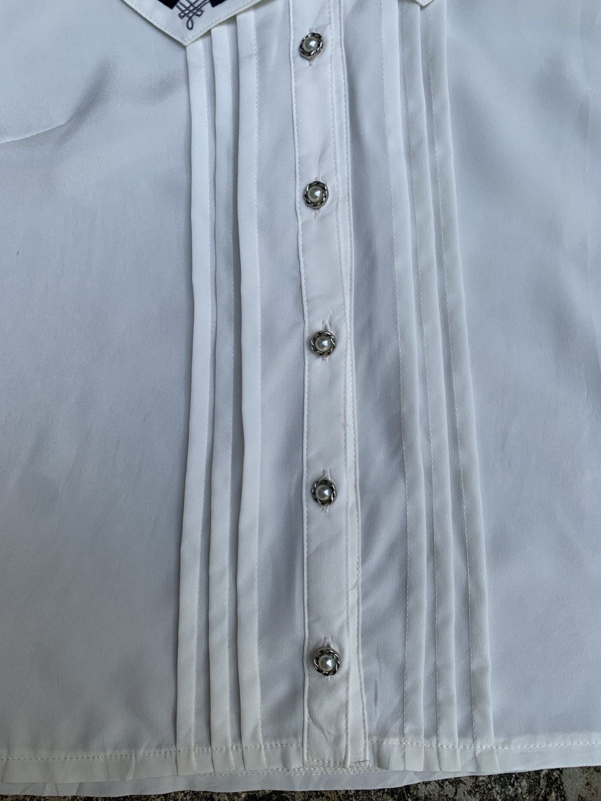 Other axes Femme Japan White Maid Cute Blouse Top Size S / US 4 / IT 40 - 8 Thumbnail
