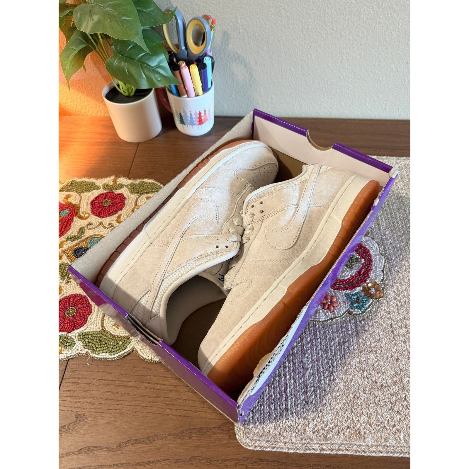 Nike Nike SB Dunk Low Pro B Pale Ivory Sail Parachute Beige ISO Size US 15 / EU 48 - 7 Thumbnail