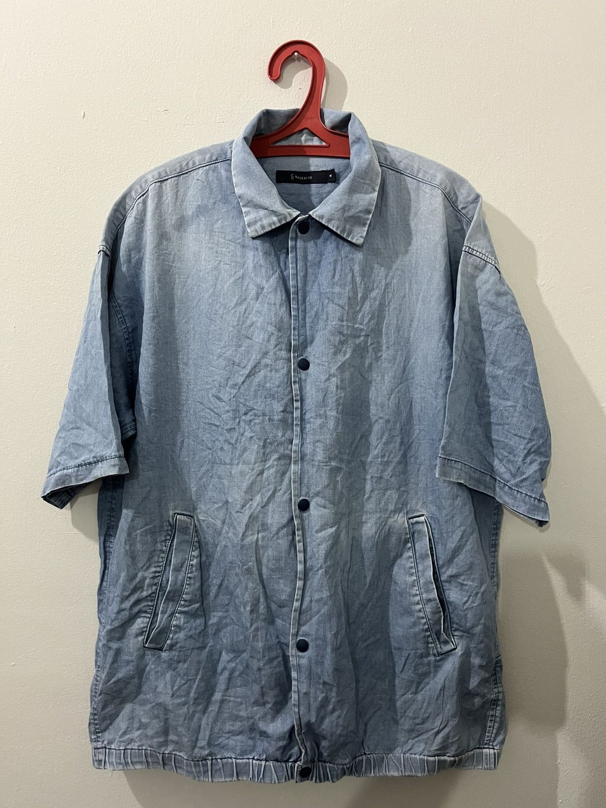 RAGEBLUE Rageblue Button Ups Twin Pockets Short Sleeves Soft Cotton Size US M / EU 48-50 / 2 - 1 Thumbnail
