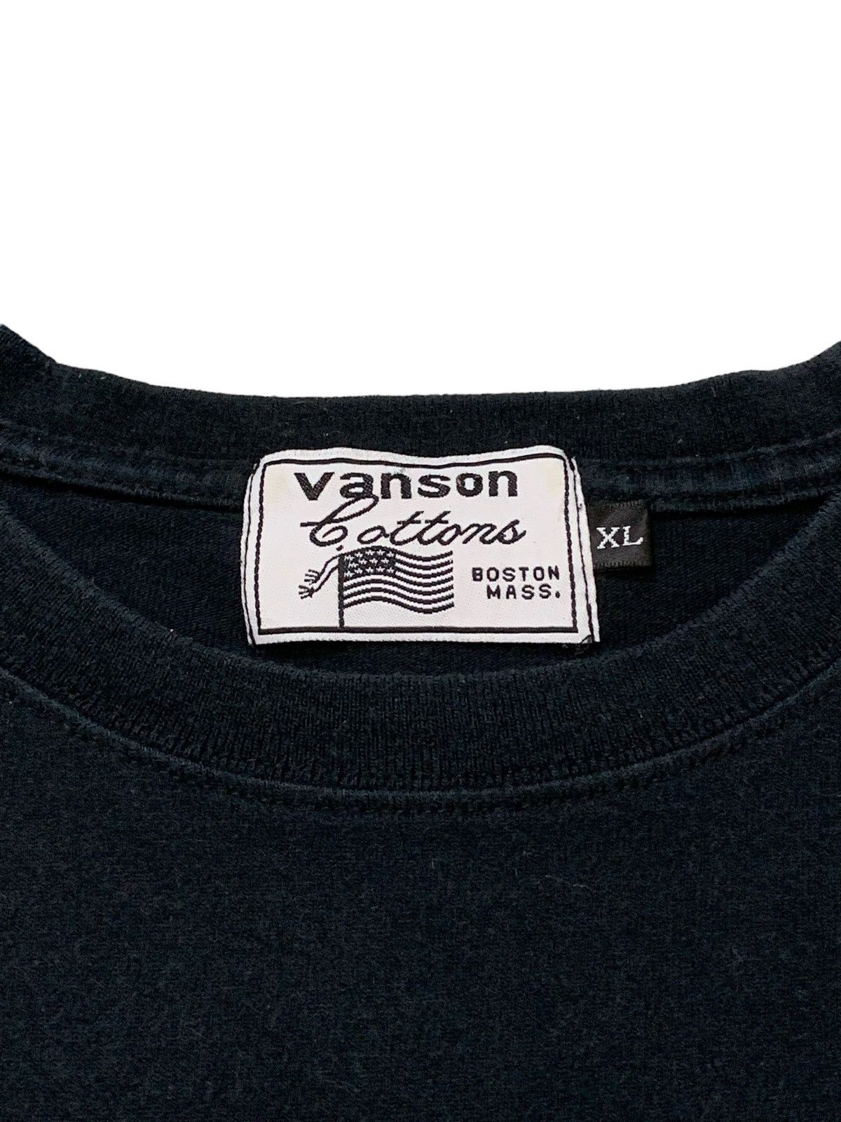 Japanese Brand × Vanson Leathers Vanson Leather Crossbones Flames Street & Track Tshirt Size US L / EU 52-54 / 3 - 10 Thumbnail