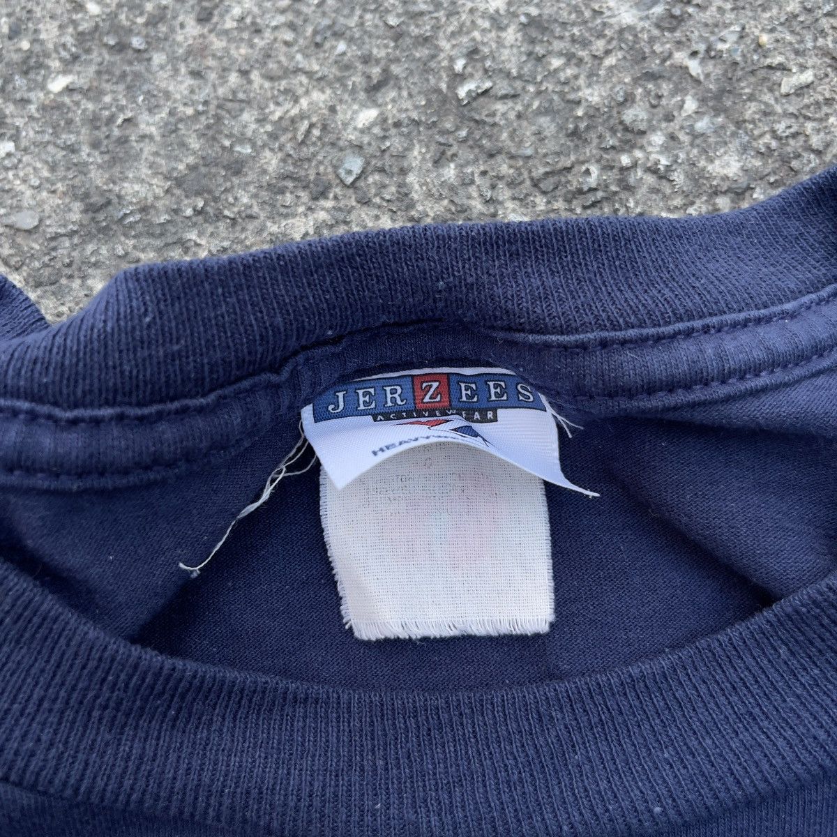 Jerzees × Vintage Vintage COL CHARLES YOUNG Jerzees Long Sleeve Shirt Size US XL / EU 56 / 4 - 3 Thumbnail