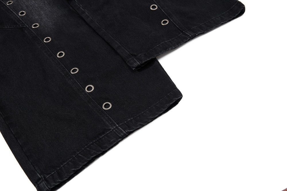 Vintage Men's hippie washed distressed loose wide-leg jeans Size US 32 / EU 48 - 6 Thumbnail
