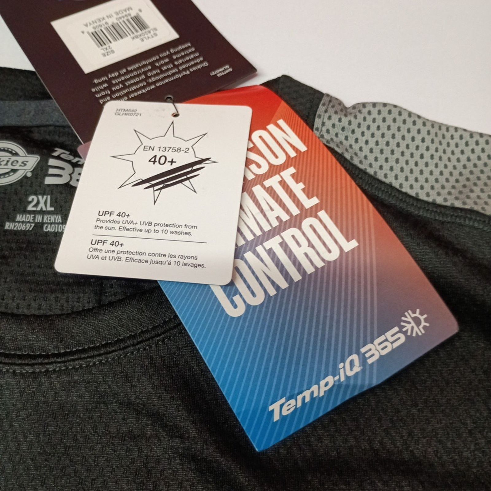Dickies Dickies Men's Temp-Iq 365 Shirt Knit Black Size 2XL Tee NWT Size US XXL / EU 58 / 5 - 5 Thumbnail