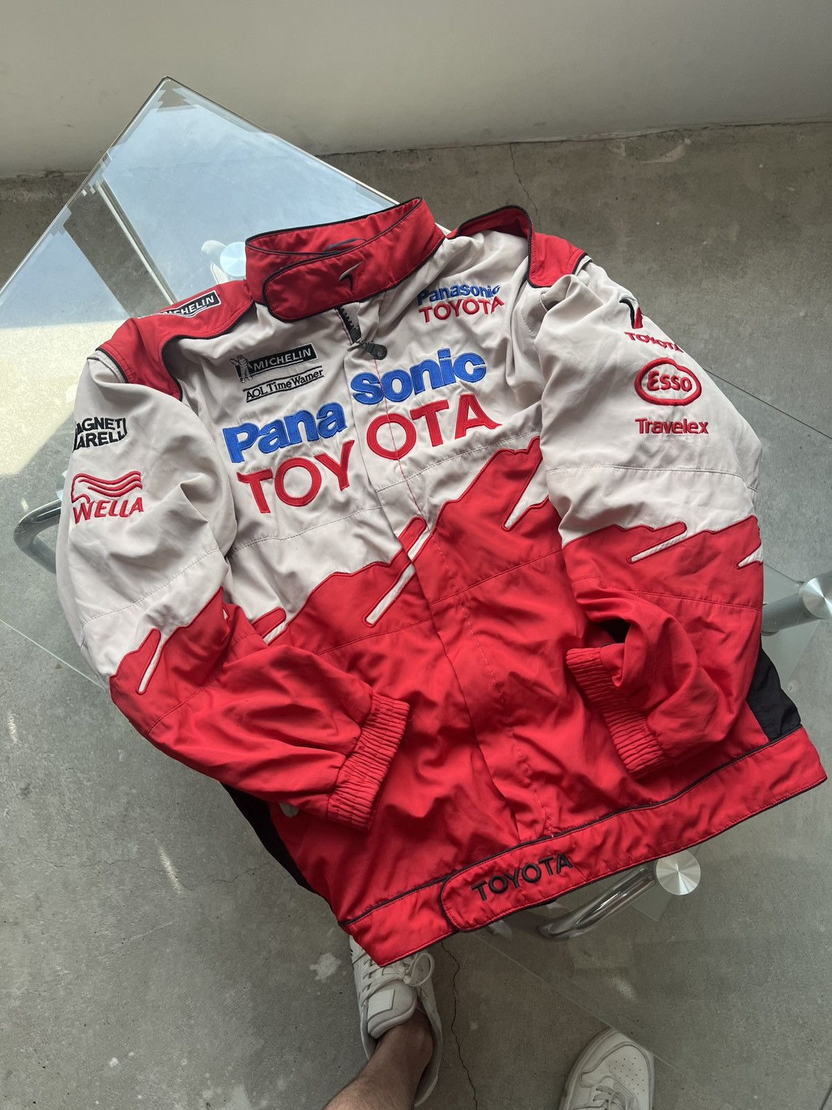 Vintage Vintage Racing jacket Tayota panasonic Michelin Size US L / EU 52-54 / 3 - 1 Thumbnail