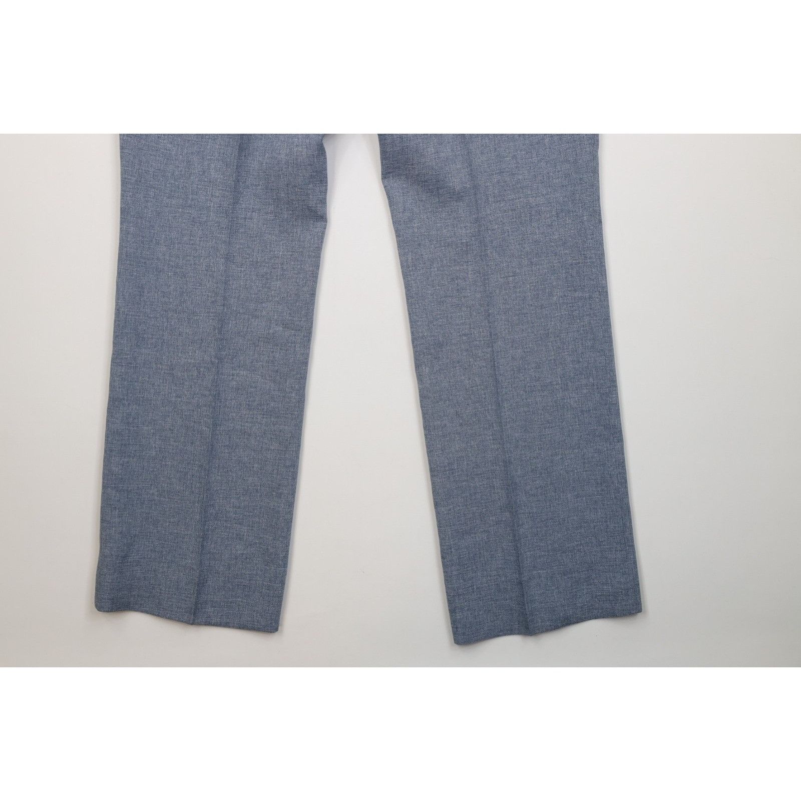 Vintage Vintage 70s Streetwear 2 Piece Chambray Knit Suit Size 44S - 24 Thumbnail