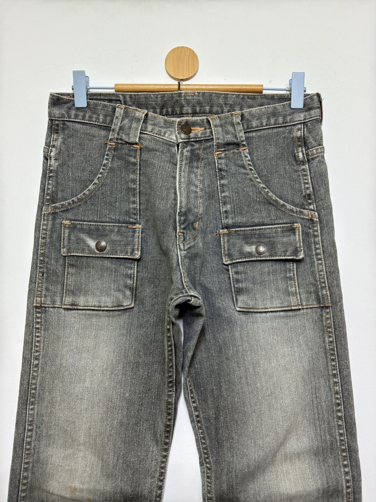 Vintage Vintage GL Heart Bush Pants Front Flap Pocket Denim Size US 28 / EU 44 - 3 Thumbnail