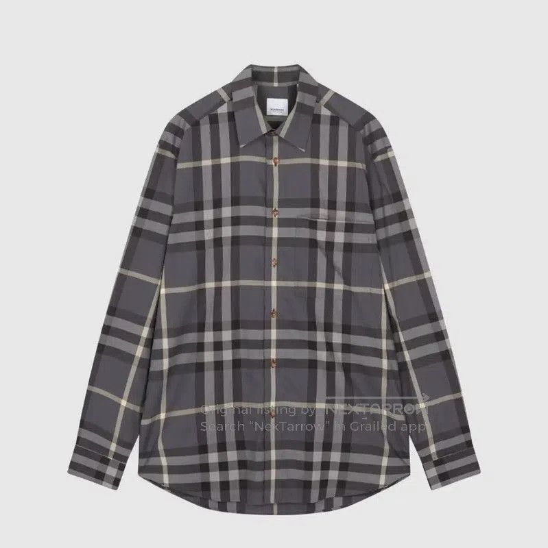 Burberry Burberry Multi-Color Plaid Long Sleeve Shirt. Size US S / EU 44-46 / 1 - 1 Thumbnail