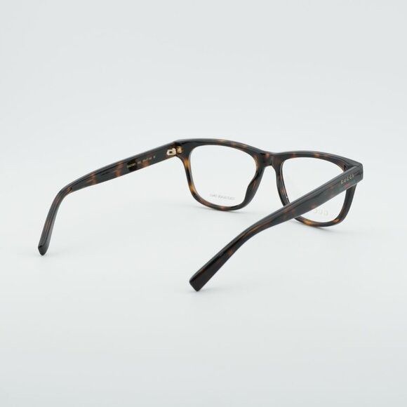 Gucci Gucci GG2108O 002 Eyeglasses Havana 55mm Square Frame Size ONE SIZE - 9 Thumbnail