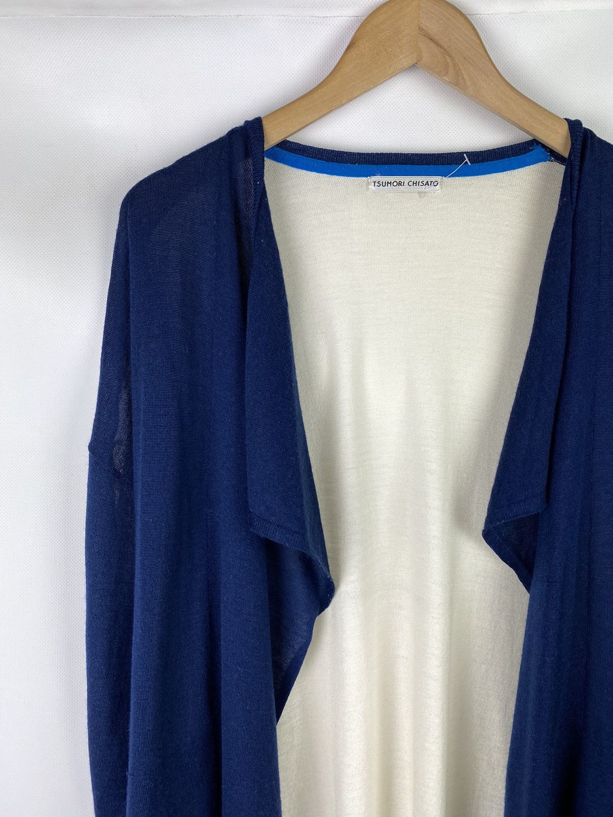 Japanese Brand × Tsumori Chisato Tsumori Chisato ladies open front wool cardigan sweater Size L / US 10 / IT 46 - 4 Thumbnail