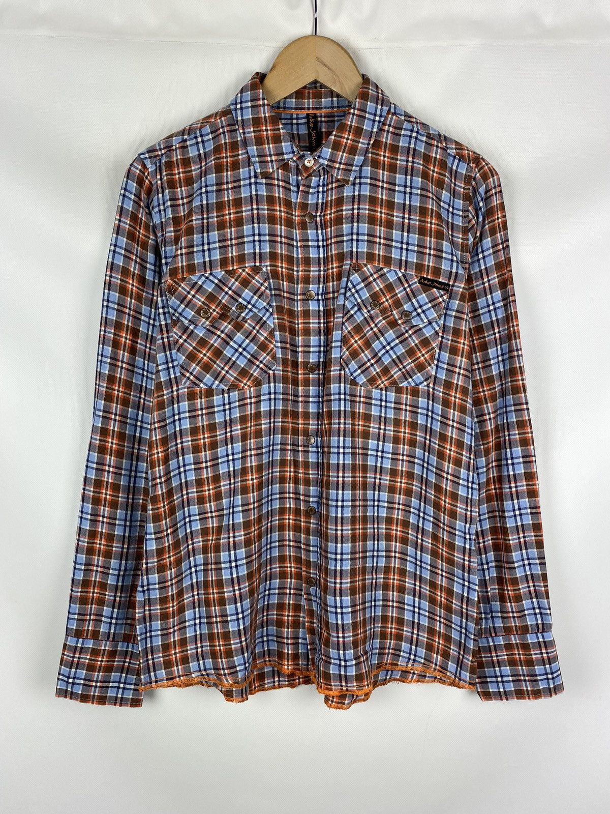 Nudie Jeans Nudie Jeans Co men’s long sleeve plaid button up shirt Size US M / EU 48-50 / 2 - 1 Thumbnail