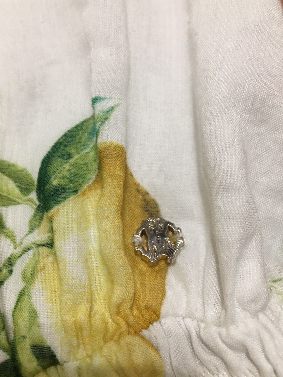 Roberto Cavalli Roberto Cavalli Lemon Print Girls Cotton Dress Sz 6/122 cm Size ONE SIZE - 3 Thumbnail