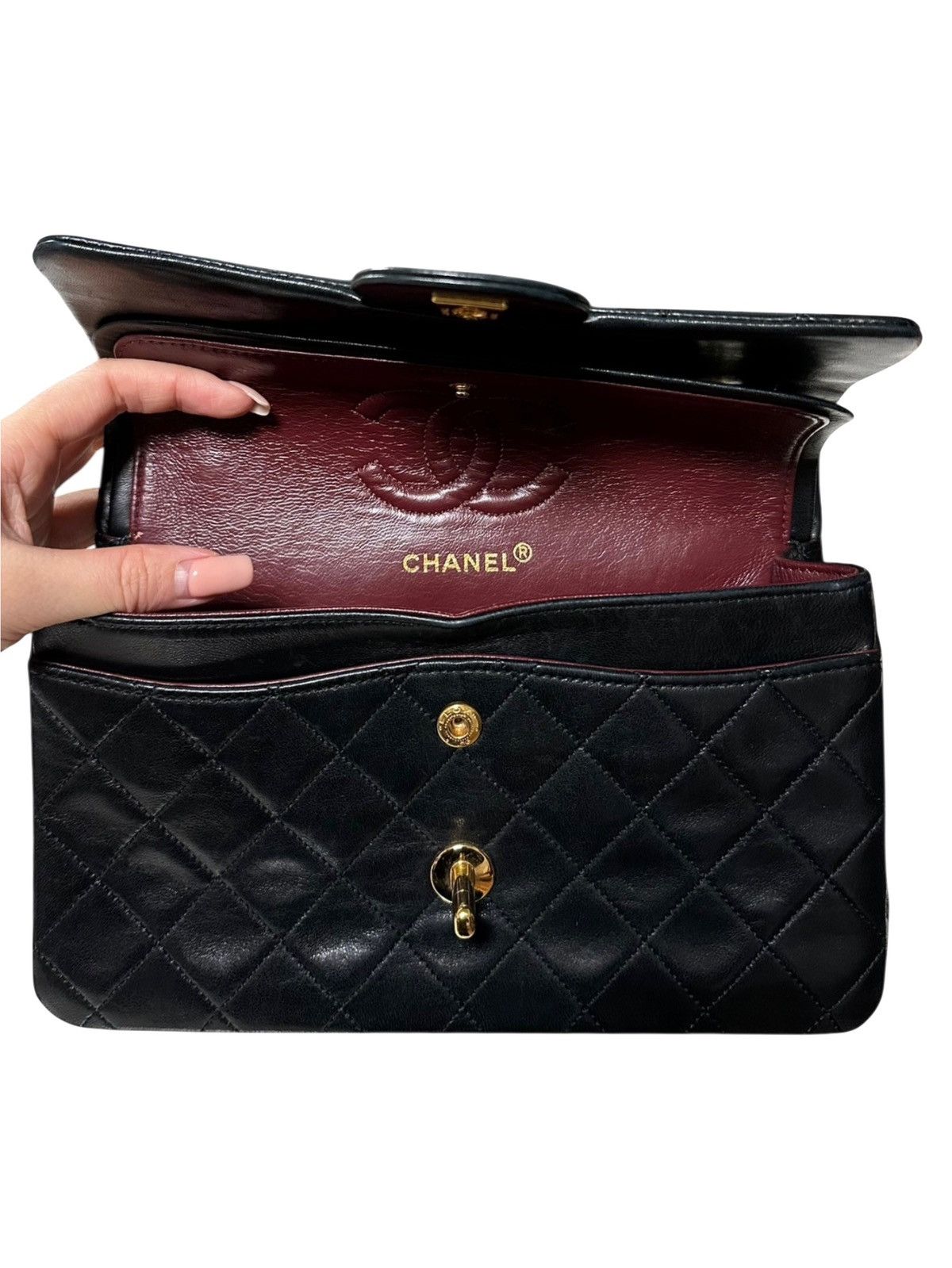 Chanel CHANEL 1989 Vintage Classic Double Flap Bag Size ONE SIZE - 6 Thumbnail