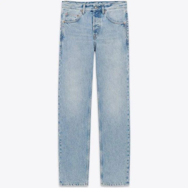 o1b1hav110724 Large Jeans in Blue Denim in Denim Blue