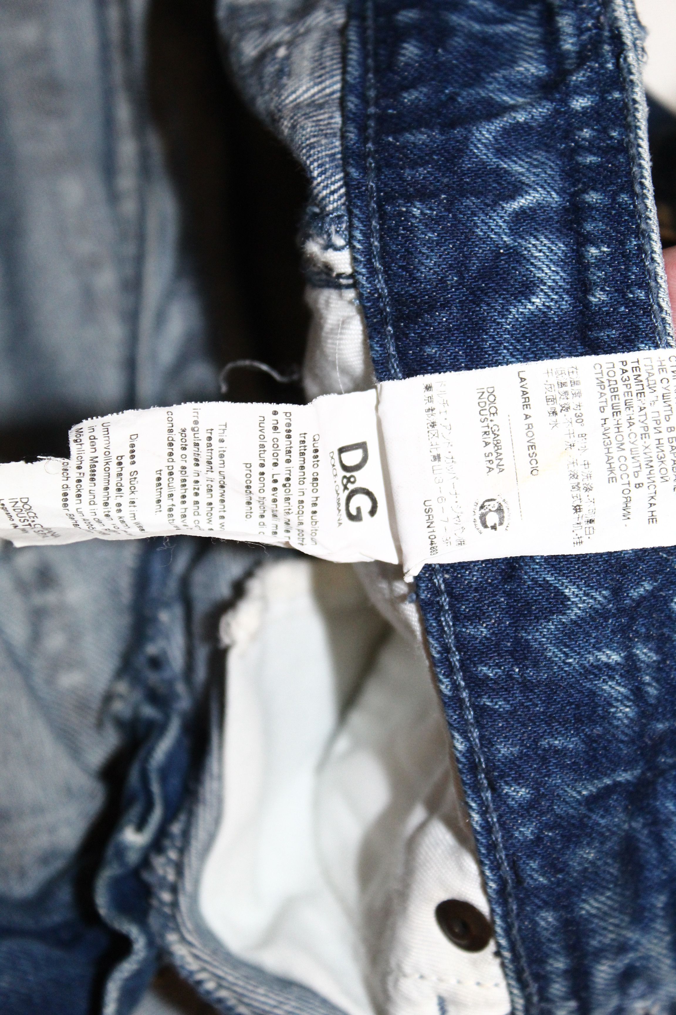 Dolce & Gabbana Dolce & Gabbana Very Tight Low Rise Bleach Skinny Jeans Size 25" / US 0 / IT 36 - 11 Thumbnail