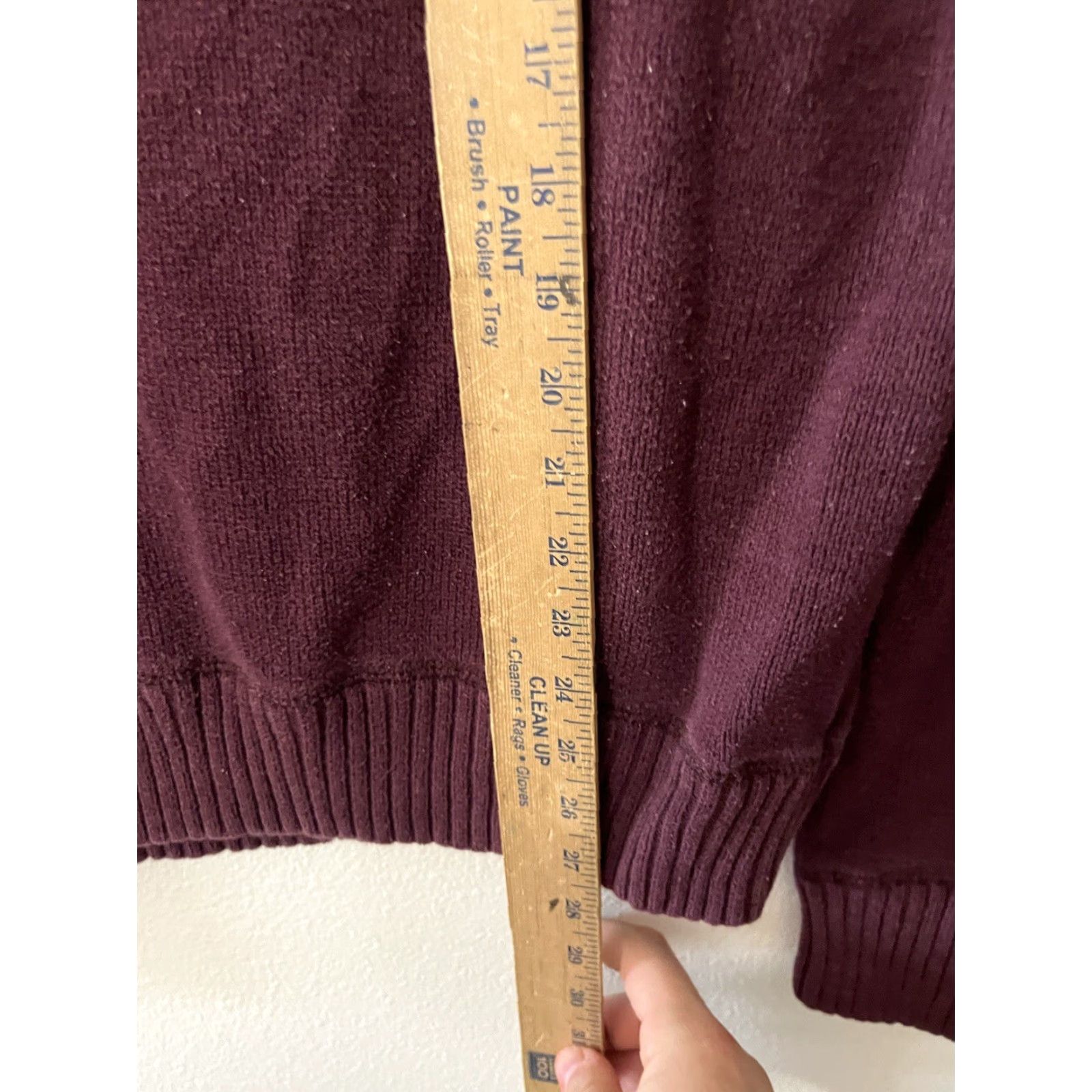 Vintage AeroPostale Sweater Mens XL Long Sleeve Crew Neck Pullover Knit Maroon Burguundy Classic Brand Mens XL Sweater Size US XL / EU 56 / 4 - 5 Thumbnail