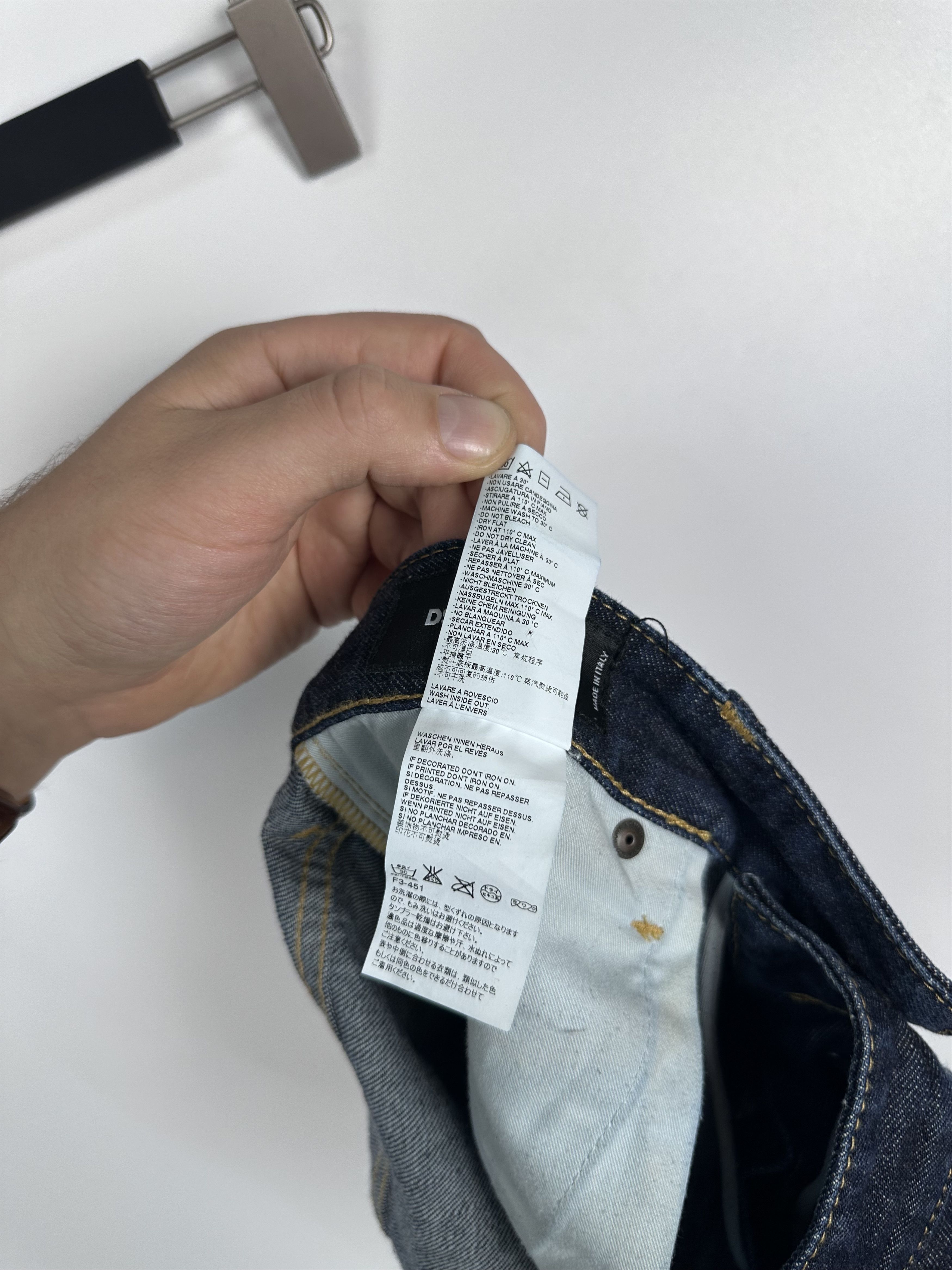 Designer × Dsquared2 Dsquared2 Mens Denim Blue Jeans Size 44 Size US 44 / EU 60 - 10 Thumbnail