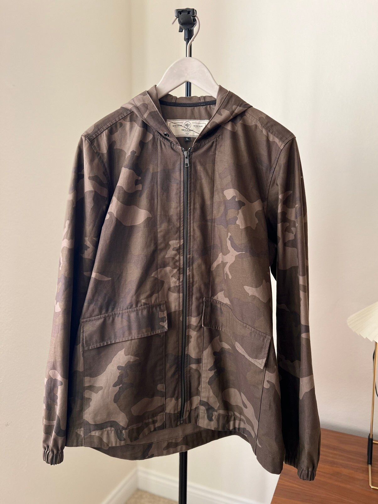 Rogue Territory RGT Jogger Hooded Jacket Dark Camo Large | Grailed