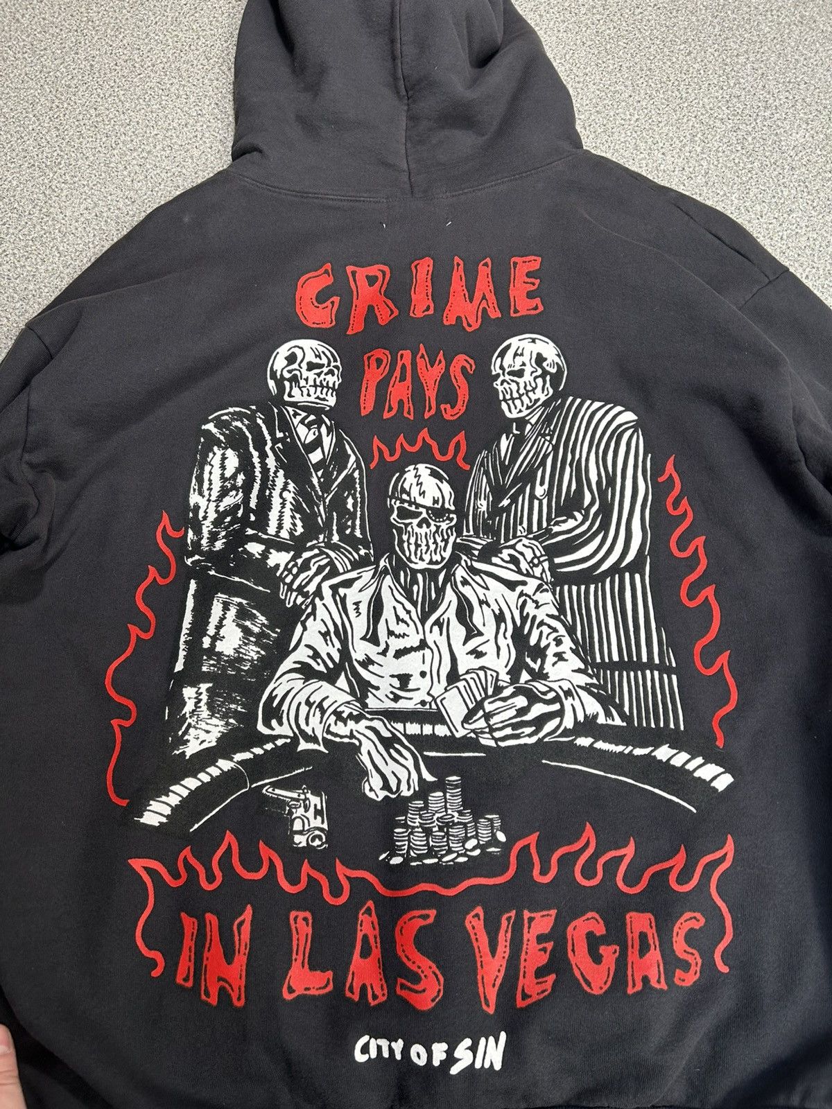 Warren Lotas Warren Lotas Hoodie Las Vegas When Crime Pays Size US XL / EU 56 / 4 - 4 Thumbnail