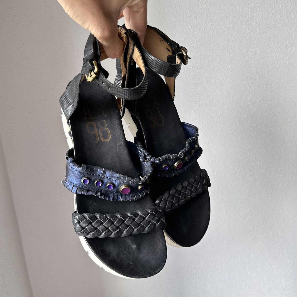 A.S.98 RARE As 98 Airstep Vintage Studded Sandals Sneakers Size US 9 / IT 39 - 3 Thumbnail