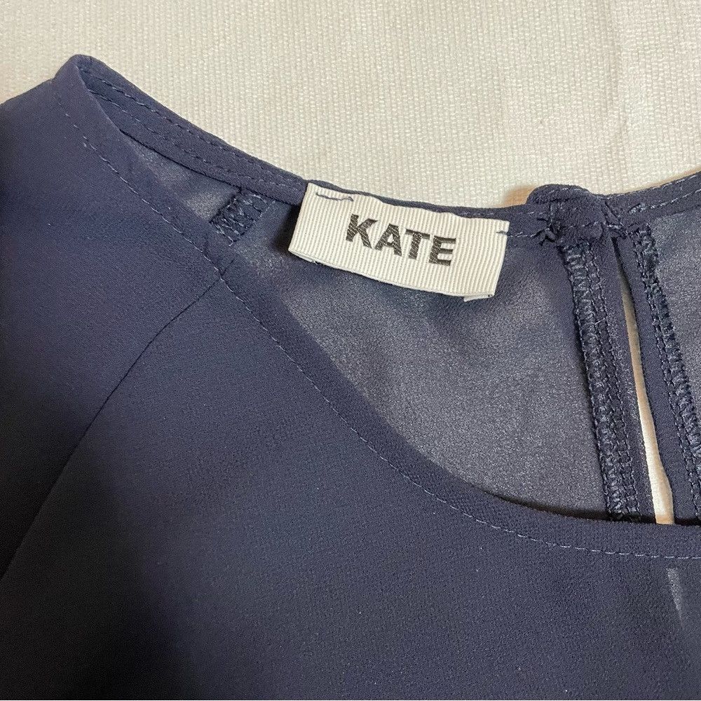 Other Kate Blue Chiffon Bell Sleeve Made in Italy Blouse Size S Size S / US 4 / IT 40 - 9 Thumbnail