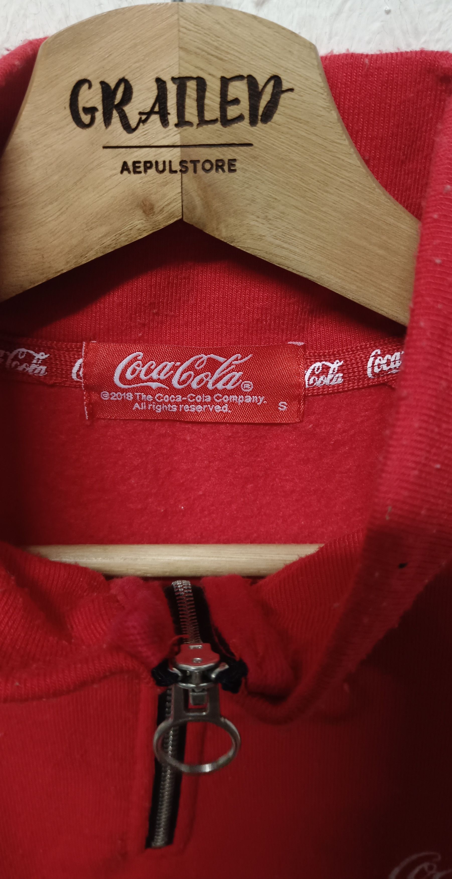 Coca Cola Coca Cola " Have A Good Day" Half Zipper Jacket Size US L / EU 52-54 / 3 - 10 Thumbnail