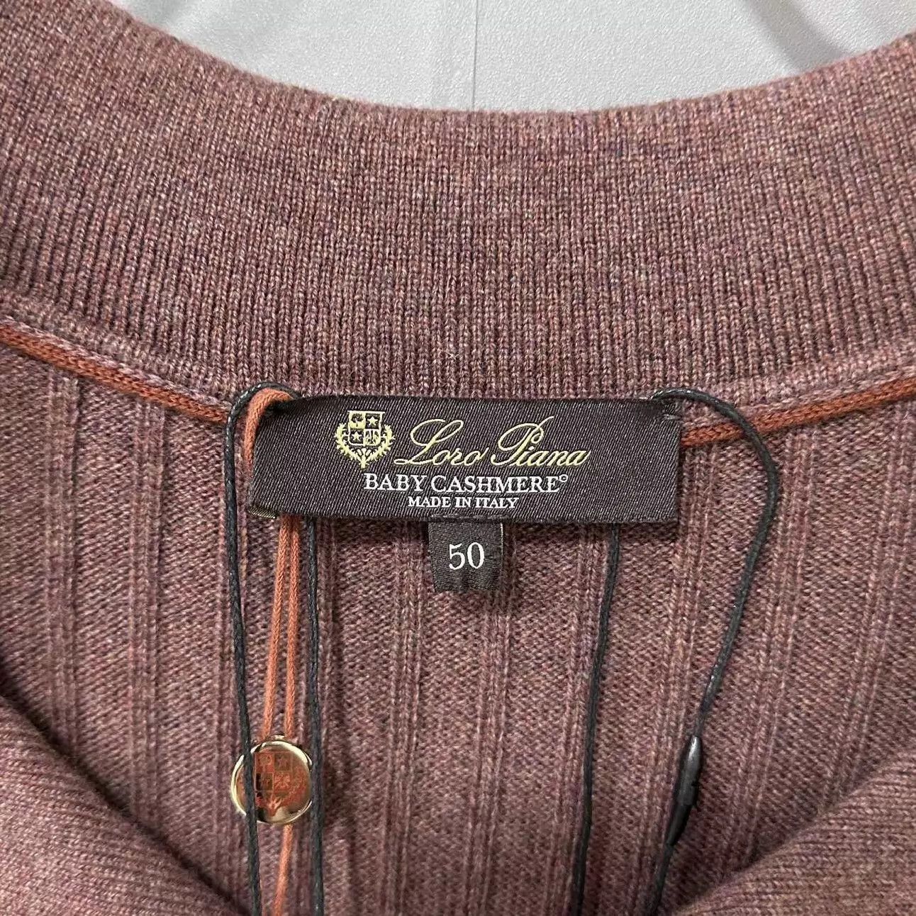 Loro Piana Loro Piana Brick Cashmere Sweater Size 50 Size US M / EU 48-50 / 2 - 4 Thumbnail