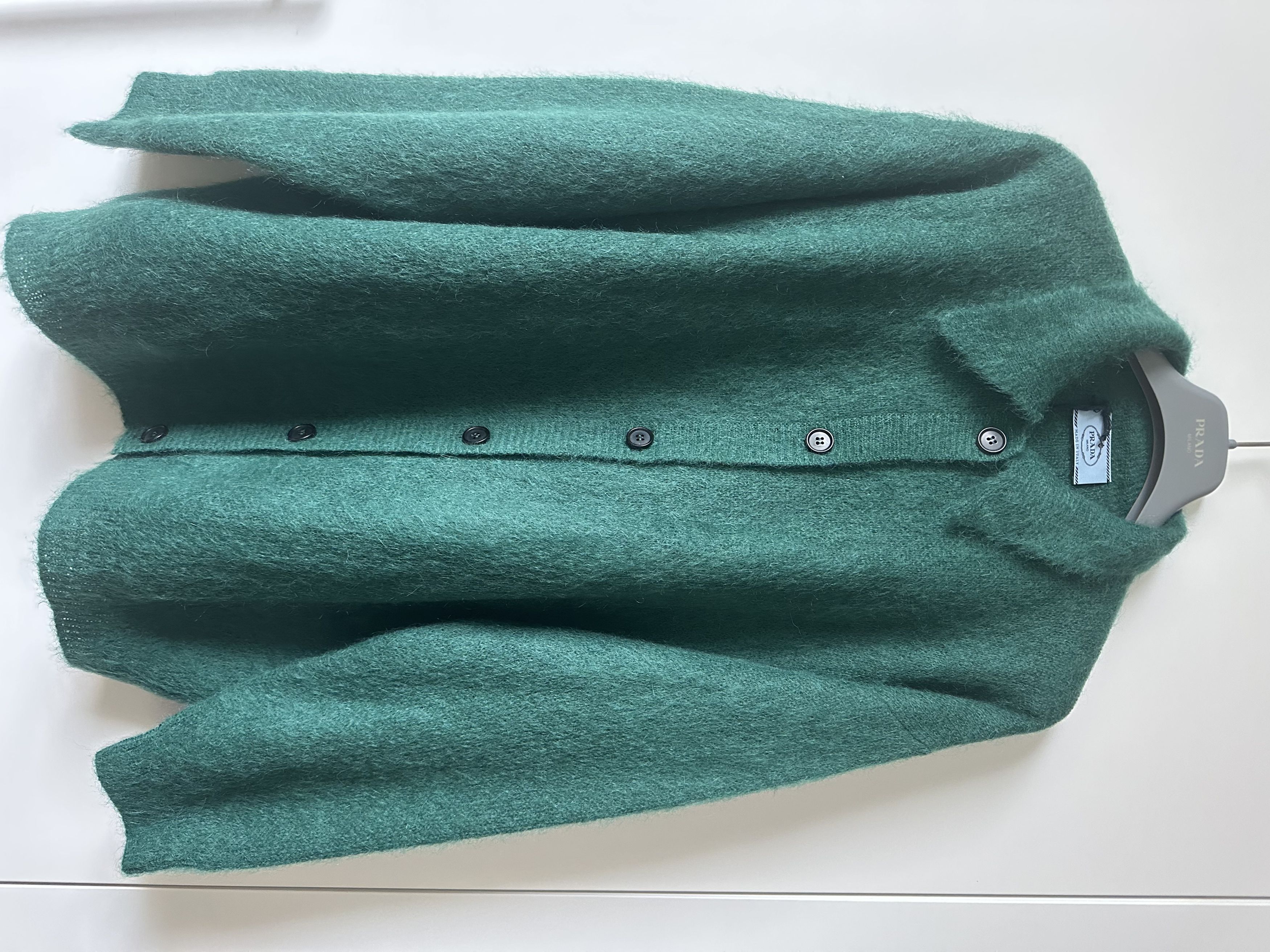 image of Prada 2021 Mohair Sweater in Green, Women's (Size XS)