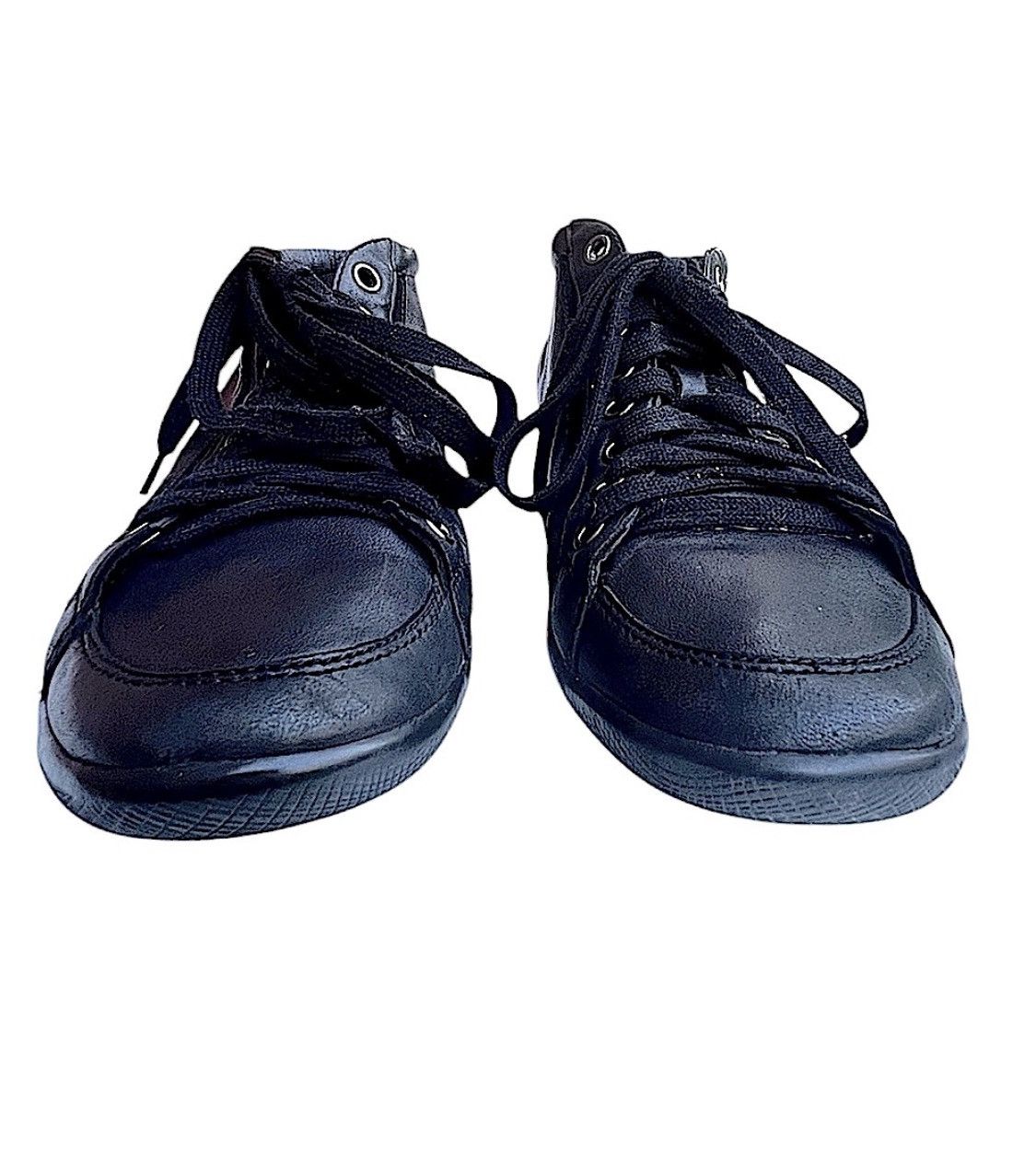 Prada Prada Men's Hightop Black Leather & Suede Sneakers Size 7 Size US 7 / EU 40 - 8 Thumbnail