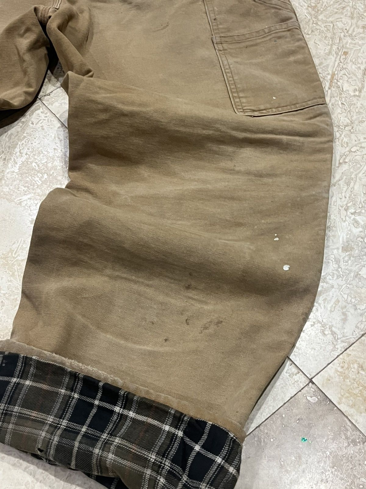 Carhartt Vintage Carhartt B111-BRN Insulated Work Painters Pants Size US 34 / EU 50 - 8 Thumbnail
