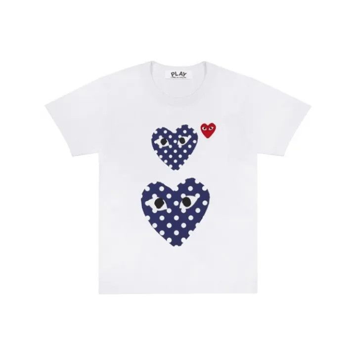 Comme des Garcons Comme des Garçons Play Polka Dot Heart T-Shirt 0079 Size M / US 6-8 / IT 42-44 - 1 Thumbnail