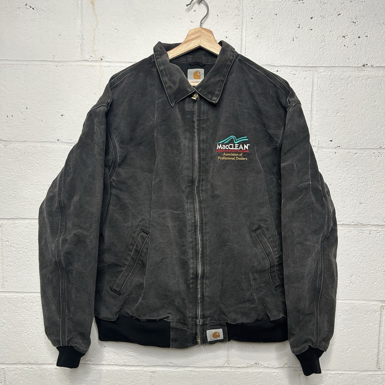 Carhartt Vintage Carhartt Mesh-Lined Santa Fe Jacket “Black” J98 BLK Size US XL / EU 56 / 4 - 1 Thumbnail