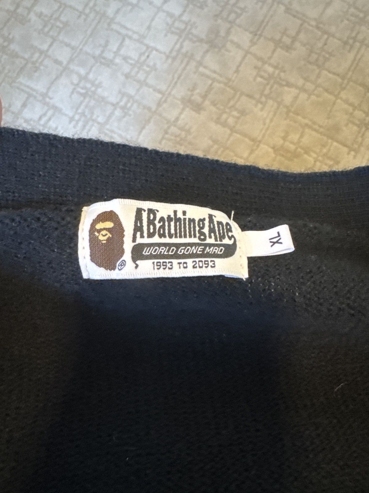 Bape Black Button up Bape sweater Size US XL / EU 56 / 4 - 4 Thumbnail