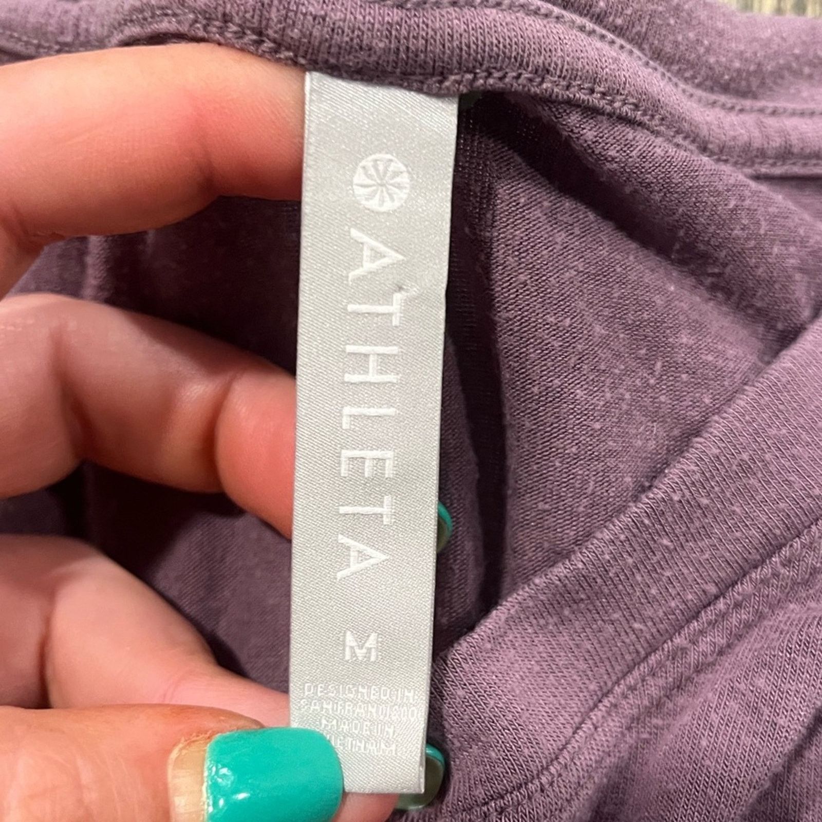 Athleta Athleta Womens Pullover Stretch Purple Size M Size M / US 6-8 / IT 42-44 - 2 Thumbnail