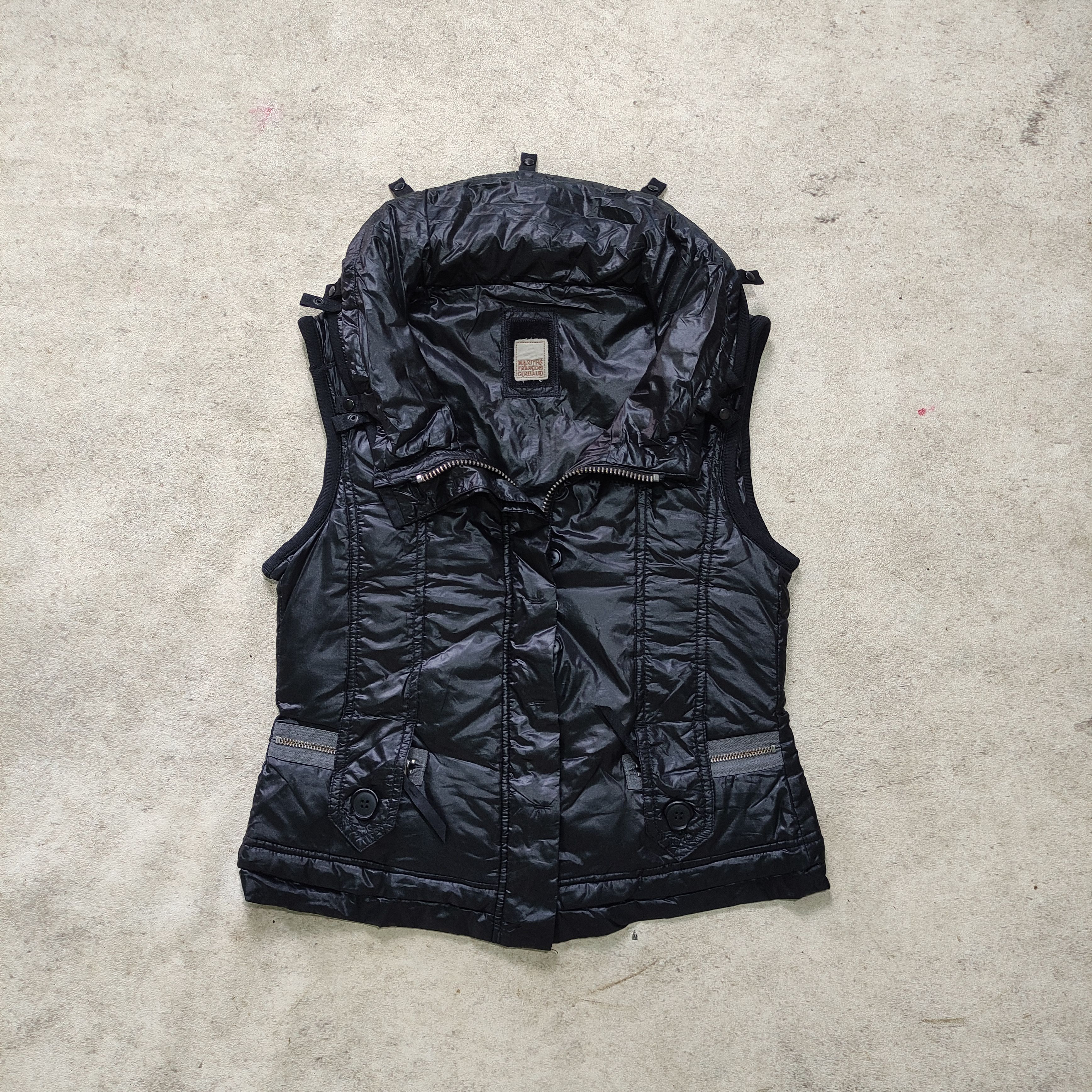 Le Grande Bleu (L.G.B.) Marithe Francois Girbaud puffer vest Bono 2000s Size US M / EU 48-50 / 2 - 2 Thumbnail