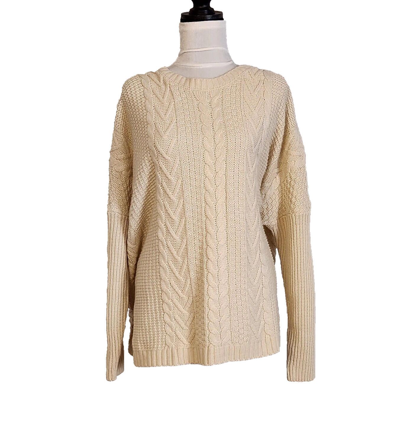 Designer JOSEPH A Cream Sweater Size XL Size XL / US 12-14 / IT 48-50 - 1 Thumbnail