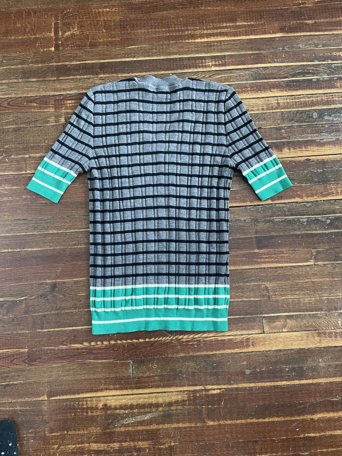 Marni Marni Striped V-Neck Knit Size S / US 4 / IT 40 - 2 Thumbnail