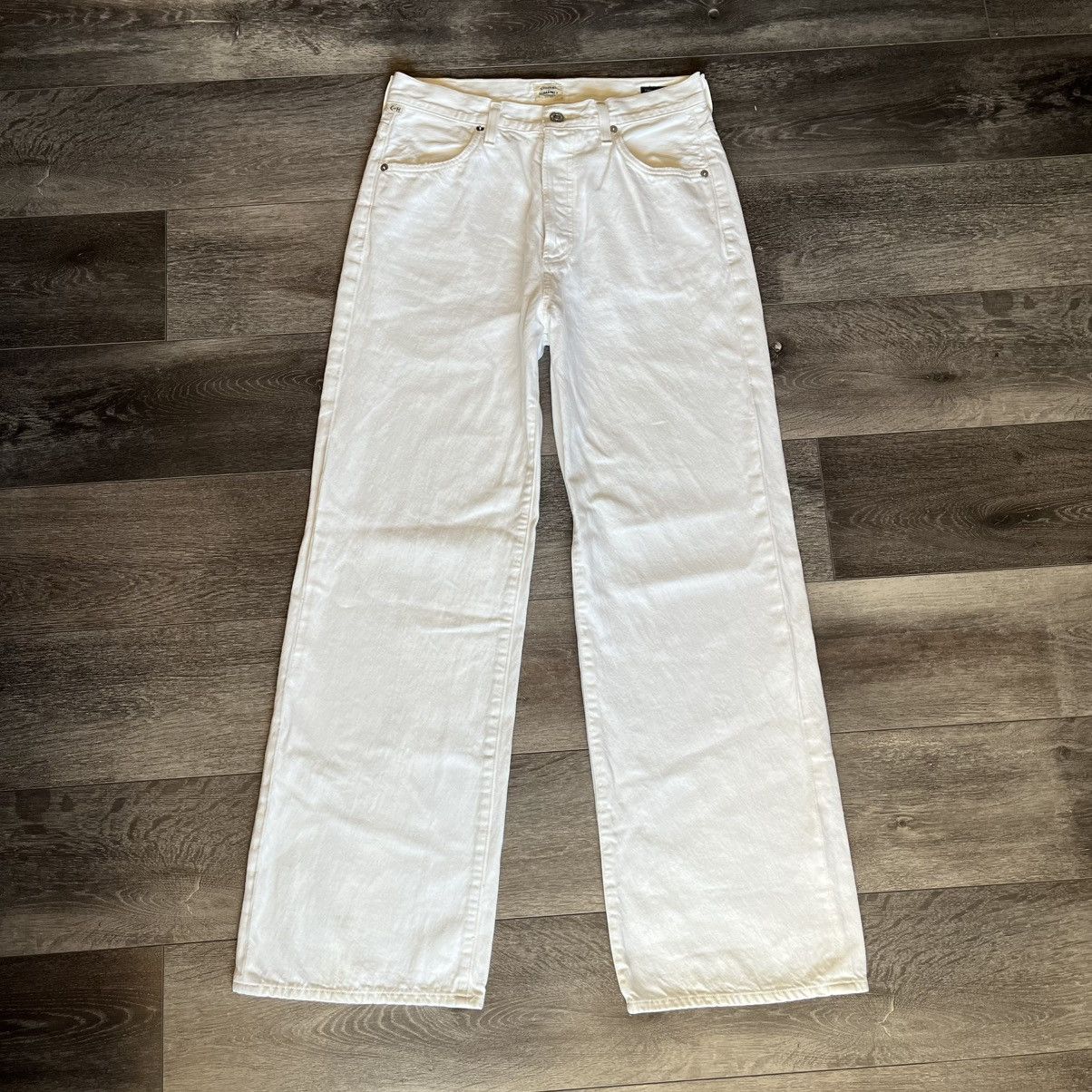 Citizens Of Humanity Citizens of Humanity Flavie Trouser Denim Jeans White Sz 27 Size 27" / US 4 / IT 40 - 1 Thumbnail