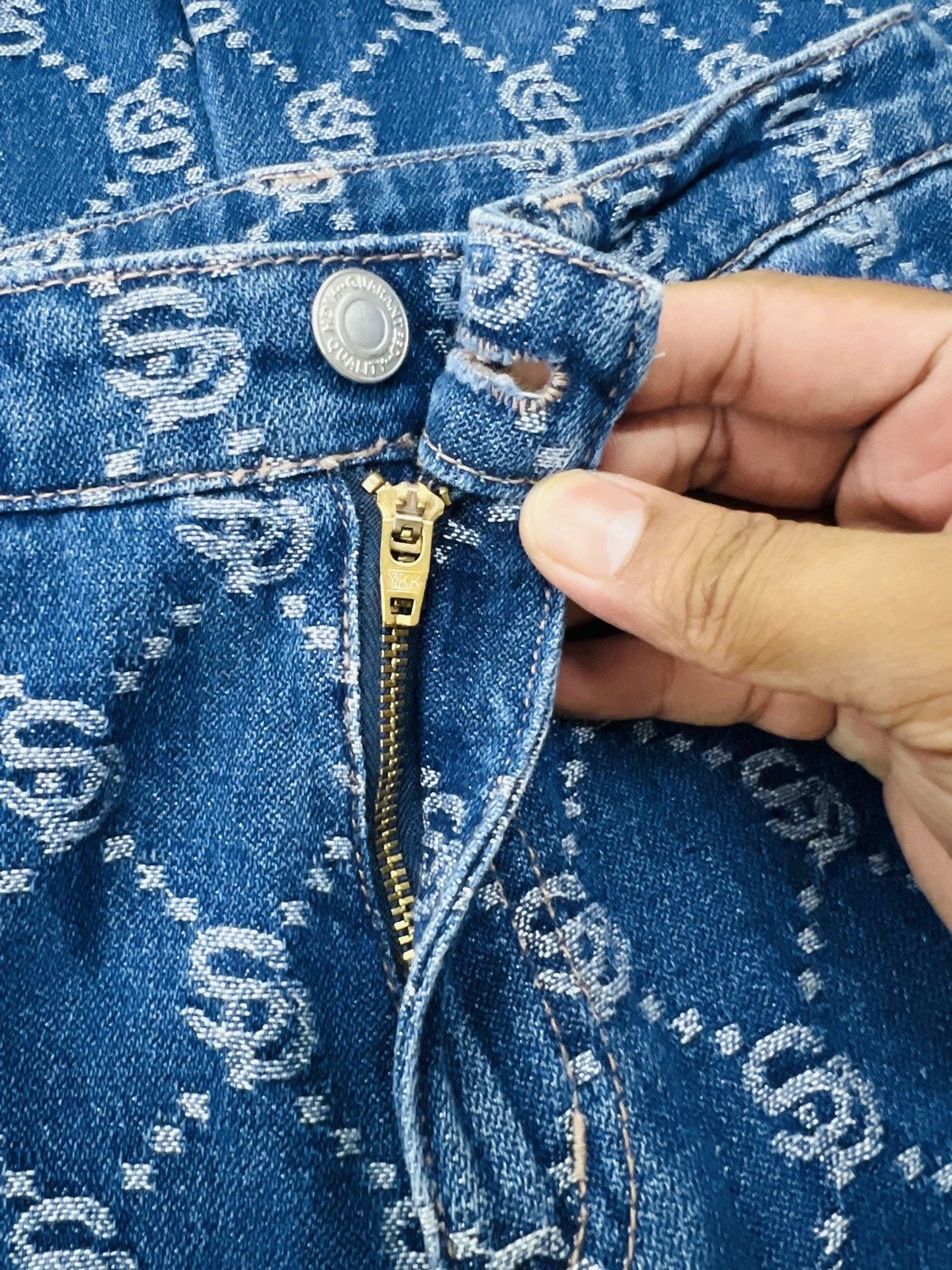 Japanese Brand Japanese Denim Flare Monogram Jeans Hysteric Style Size US 27 - 7 Thumbnail