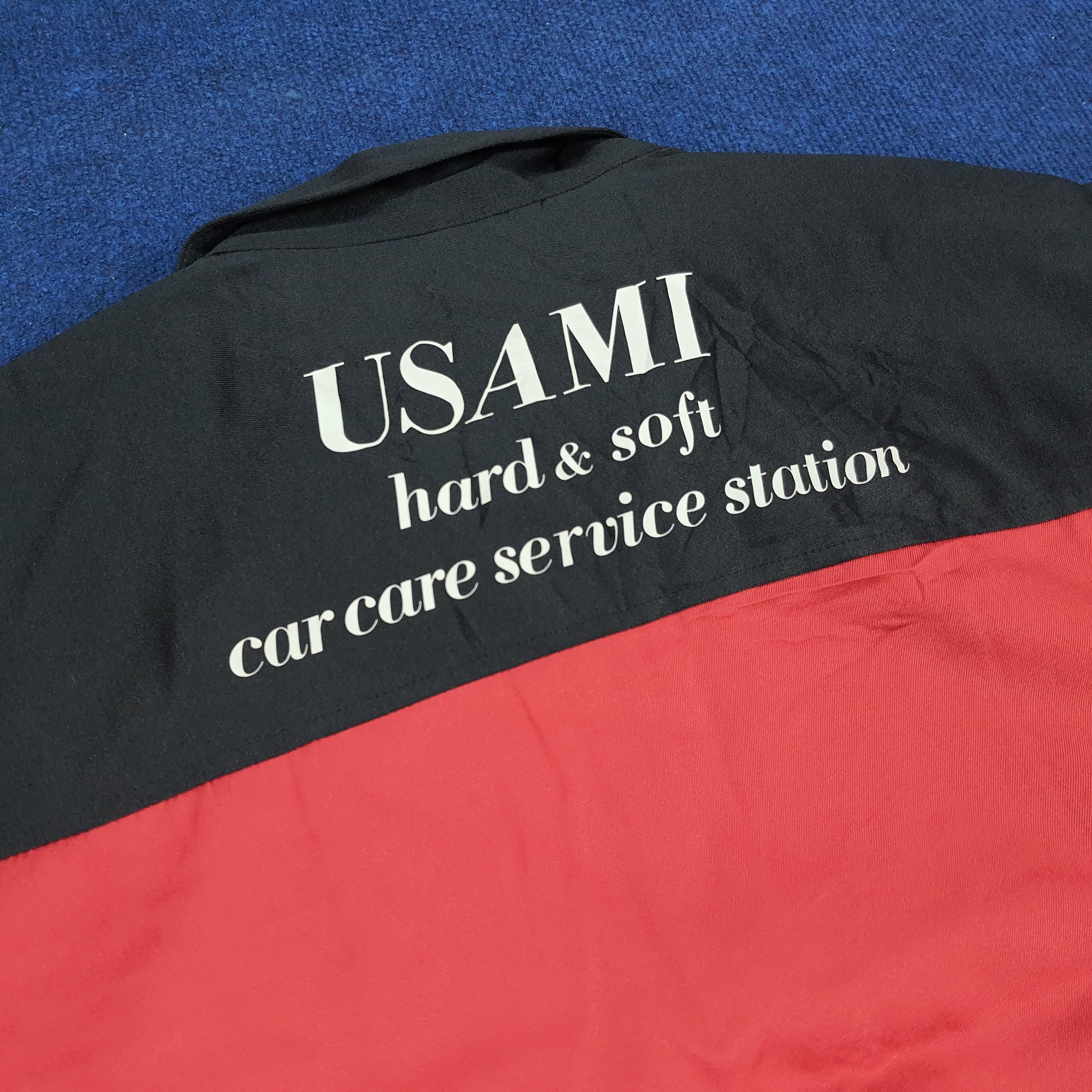 Japanese Brand × Vintage Vintage Usami Car Care Service Japan Motorsport Staff Jacket Size US L / EU 52-54 / 3 - 4 Thumbnail