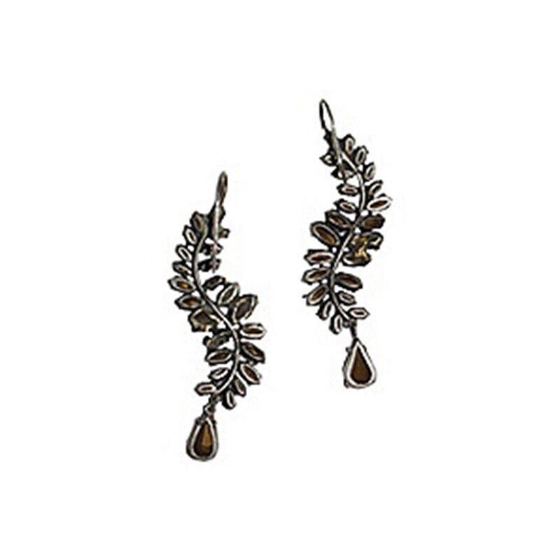 Designer Blue Sterling Drop Rhinestone Earrings Size ONE SIZE - 5 Thumbnail