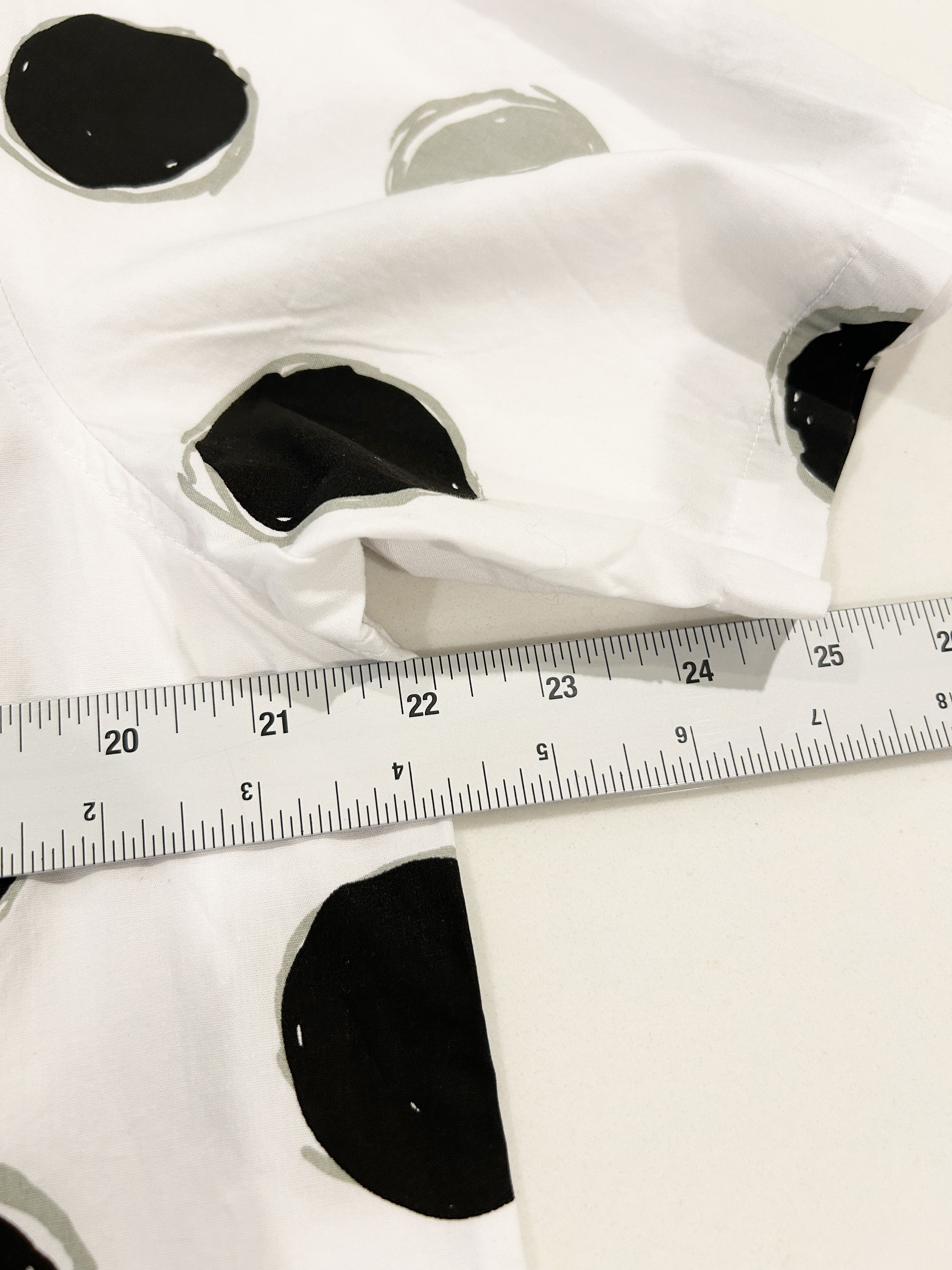 Stussy White Black Dot Shirt Size US M / EU 48-50 / 2 - 5 Thumbnail