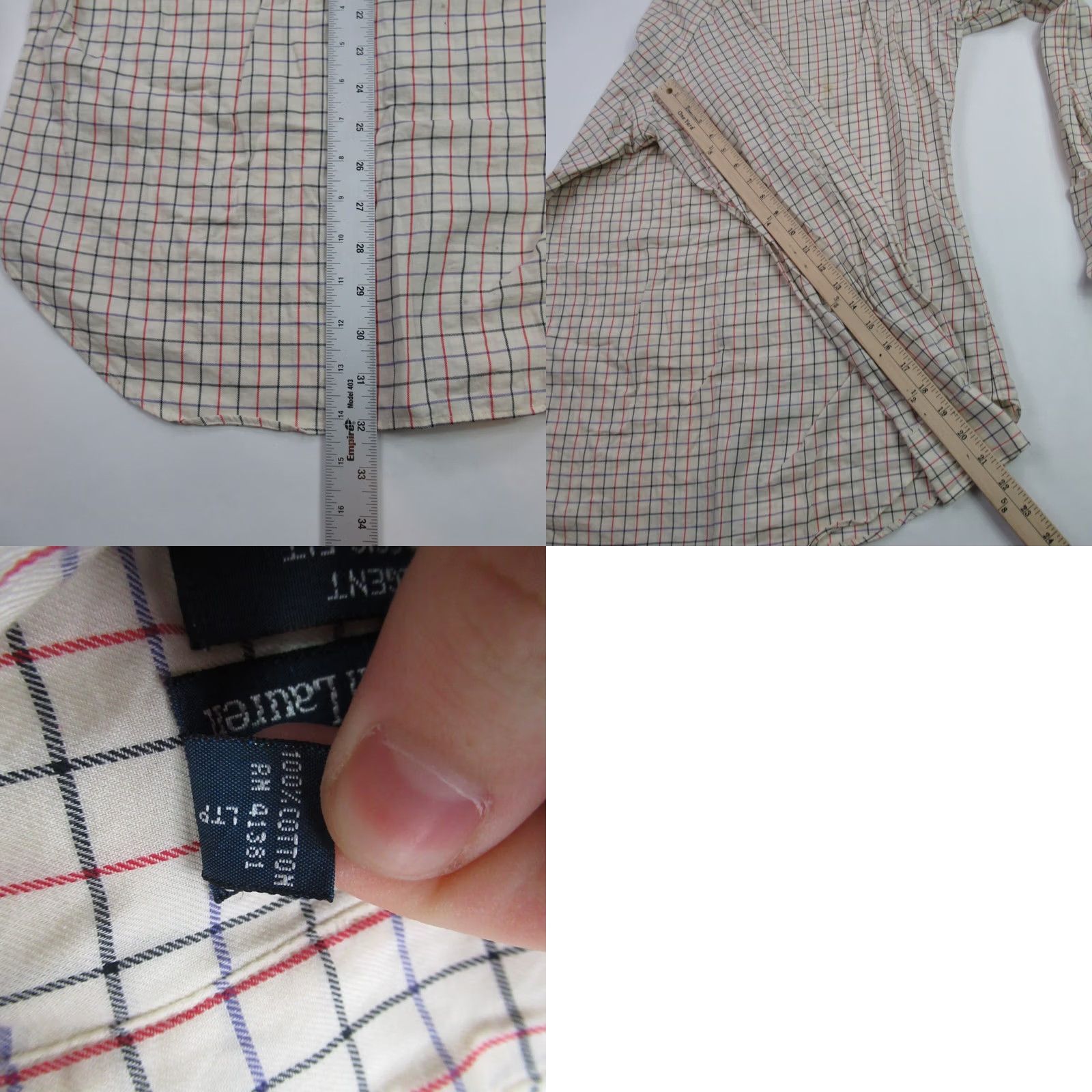 Ralph Lauren Ralph Lauren Shirt Small Long Sleeve Button Front Regent Checks Pony Mens Size US S / EU 44-46 / 1 - 8 Thumbnail