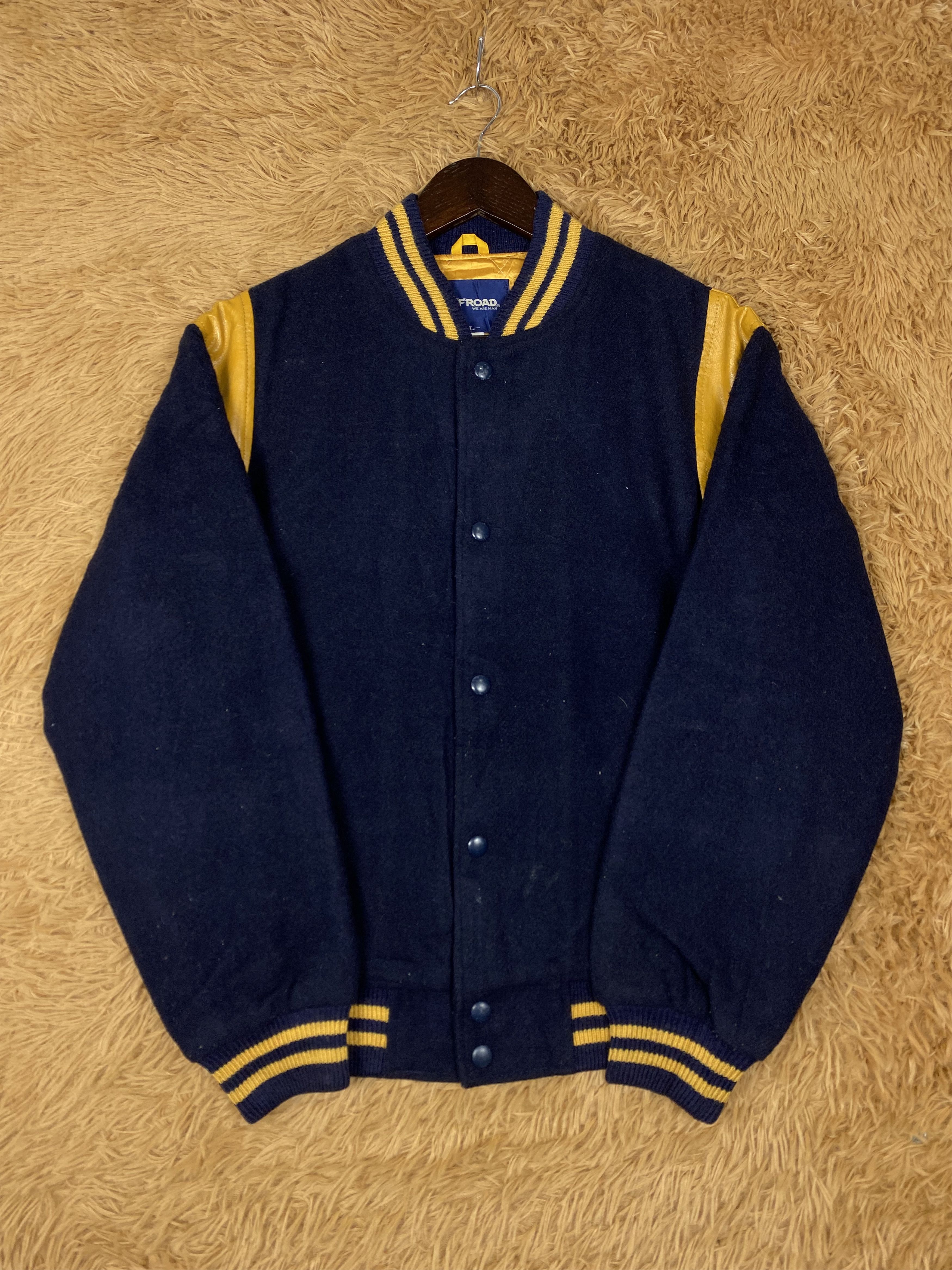 MLB Vintage Off Road Varsity Jacket DJ0338 Size US L / EU 52-54 / 3 - 4 Thumbnail
