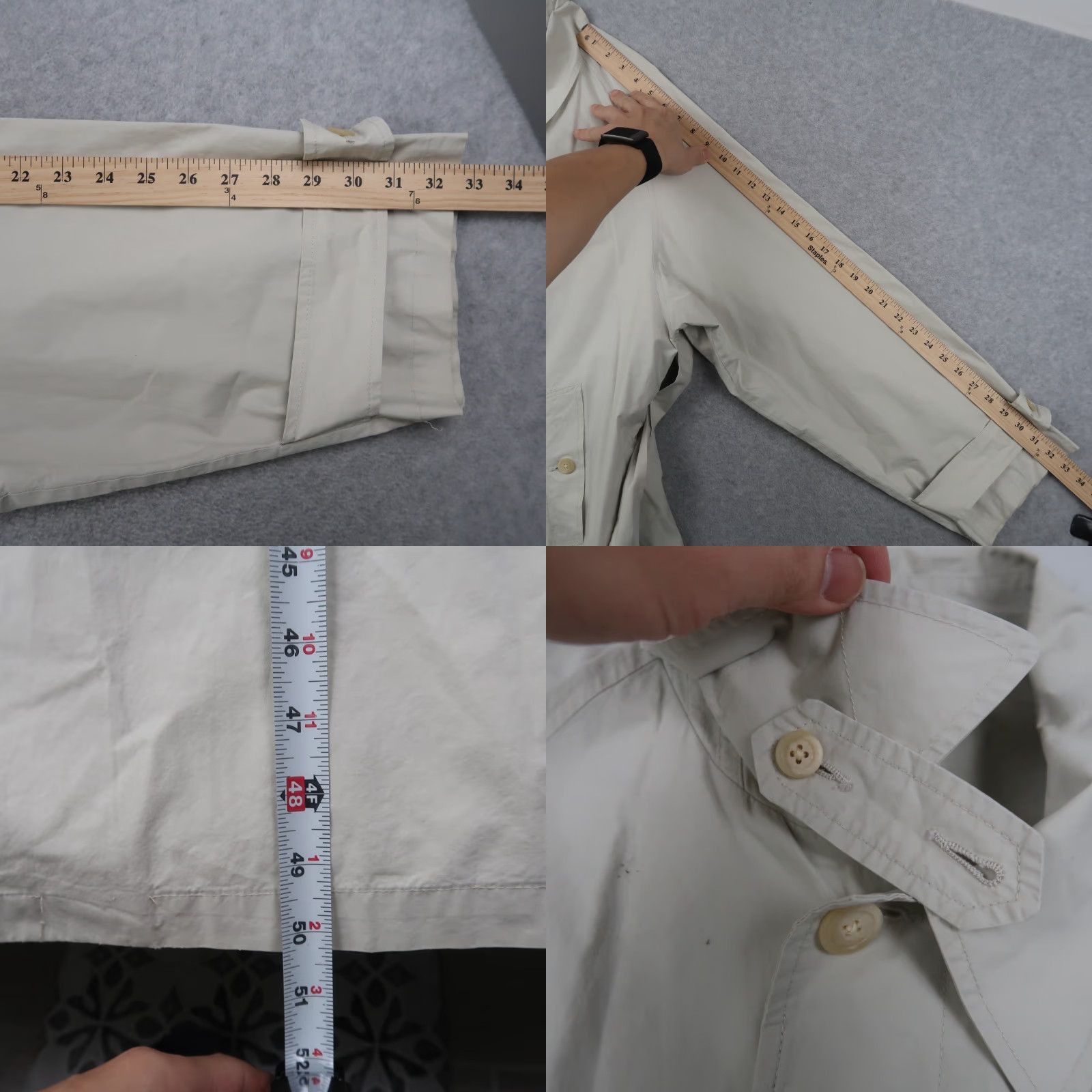 Ralph Lauren Vintage Ralph Lauren Coat 90s Trench Rain Beige Long Belted L Regular Men's Coat Size US L / EU 52-54 / 3 - 10 Thumbnail